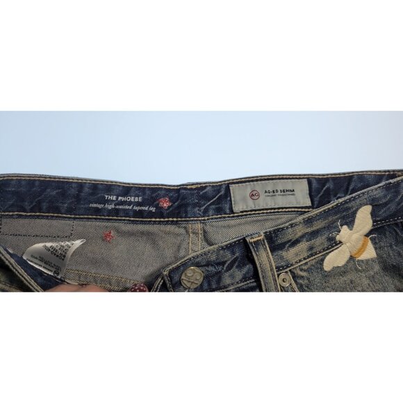 Adriano Goldschmied The Phoebe Bumblebee Women's Vintage High Rise Jean Size 27R - Picture 9 of 14